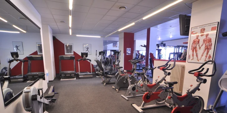 Hodina ve fitness s trenérem včetně vstupu zdarma