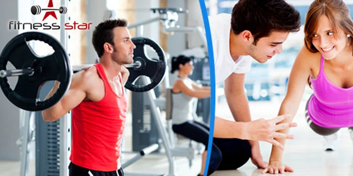 Hodina ve fitness s trenérem včetně vstupu zdarma
