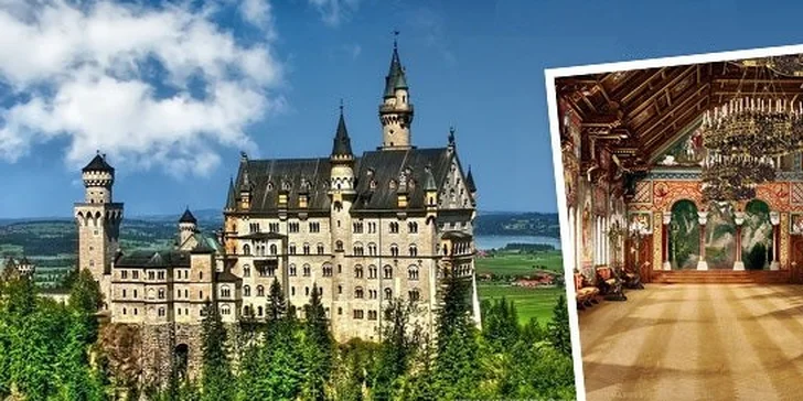 Last Minute poznávací zájezd na pohádkové zámky Ludvíka Bavorského Linderhof a Neuschwanstein již 10.5.2014