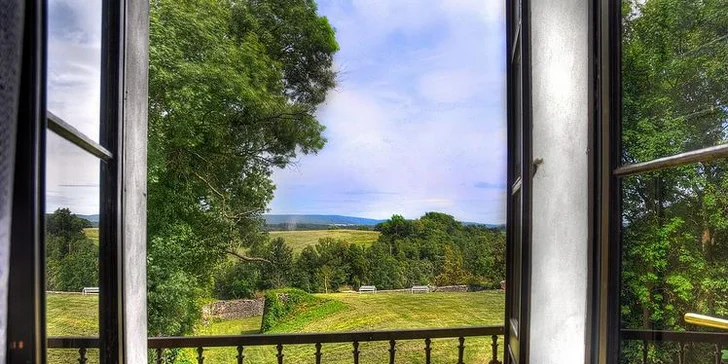 Romantika a skvělé jídlo pro dva v Chateau Hostačov