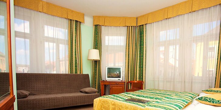 Romantický pobyt pro dva v secesním hotelu v Praze