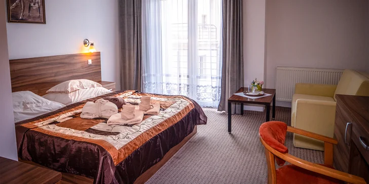Relax v hotelu Vila Anna v Trenčianských Teplicích: snídaně či polopenze a relax ve wellness