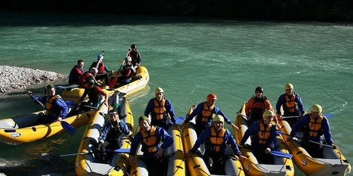 2 dny raftingu v divokých peřejích alpské řeky Salza