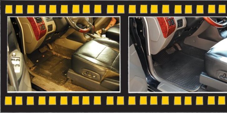 Ruční mytí vozu s voskováním + čištění interiéru, renovace světlometů nebo dezinfekce klimatizace