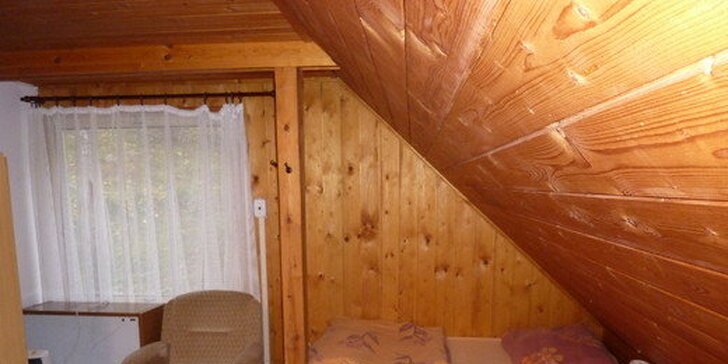 Ubytování v příjemném prostředí horské chaty v Krušných horách
