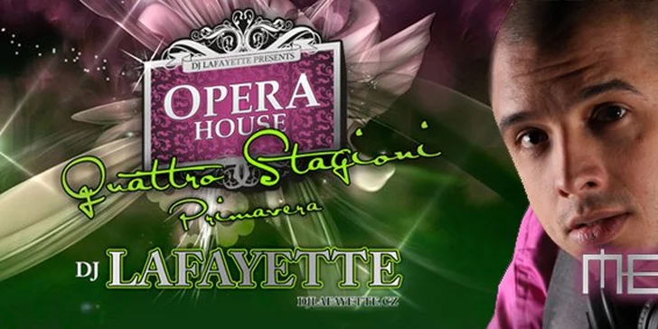 249 Kč za DVĚ vstupenky na luxusní párty Opera House v klubu Mecca a DVA Red Bully s vodkou! DJ Lafayette,DJ M(i)KE a Antonio Vivaldi se slevou 70 %.