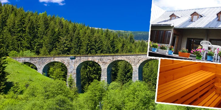 3 nebo 4 dny relaxu v Nízkých Tatrách na chatě s wellnessem pro partu