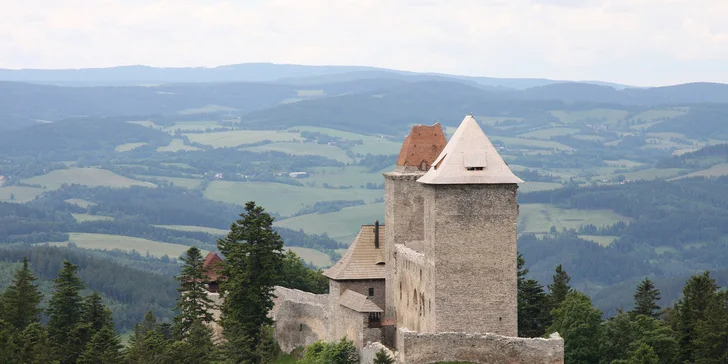3 dny na Šumavě pro DVA mezi hrady Rabí, Velhartice a Kašperkem
