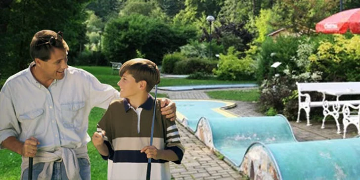Minigolf v krásné přírodě pro 1 až 8 osob