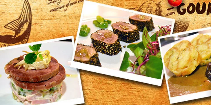 Sedmichodové menu pro dva včetně aperitivu