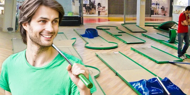 Minigolf na 1,5 hodiny včetně zapůjčení vybavení