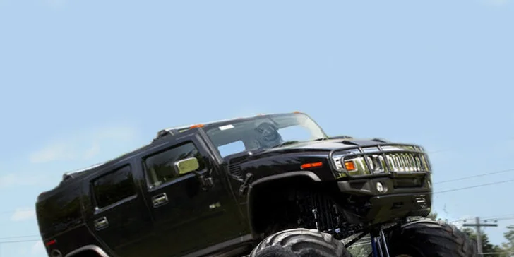 Obr zážitek: 25 minut řízení Hummer Monster Trucku na off road dráze
