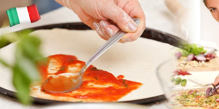 Naučte se pravou italskou pizzu. Kurz vaření pod taktovkou italského kuchaře včetně konzumace lahodných pokrmů.