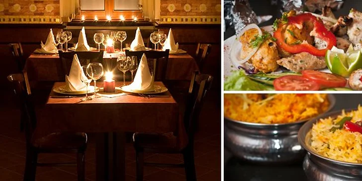 480 Kč za degustační menu pro DVA v indické restauraci Masala v hodnotě 1200 Kč. Masové i vegetariánské pochoutky se slevou 60 %.