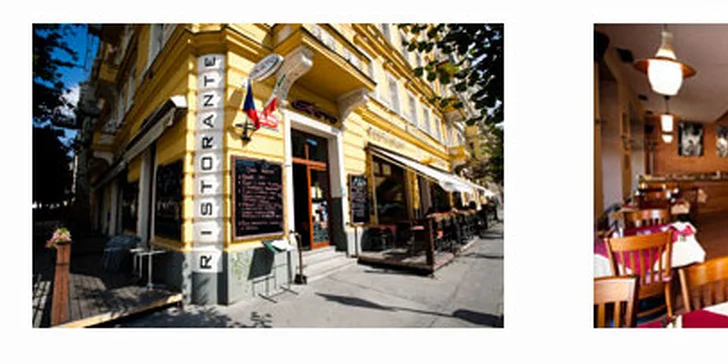 Dvě libovolné pizzy či čerstvé těstoviny, dvě palačinky pro oba a dvě sklenky vína v restauraci Gusto na Vinohradech. Pochutnejte si na pravé Itálii!