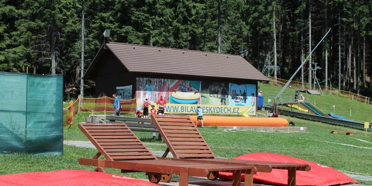 1 den v dětském a lanovém parku v Beskydech