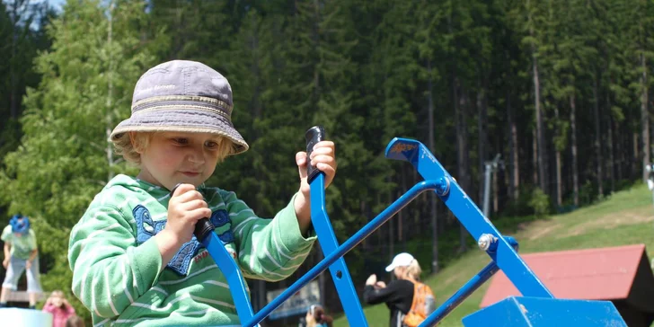 1 den v dětském a lanovém parku v Beskydech