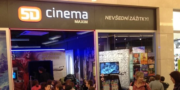 Vstupenka do 5D kina - čtyři pobočky v Praze!