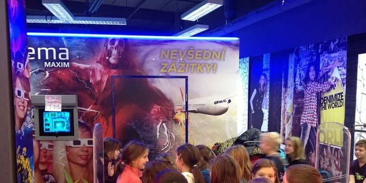 Vstupenka do 5D kina - čtyři pobočky v Praze!
