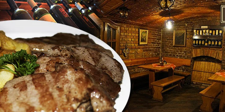 Italské steaky s omáčkami a přílohami pro dva