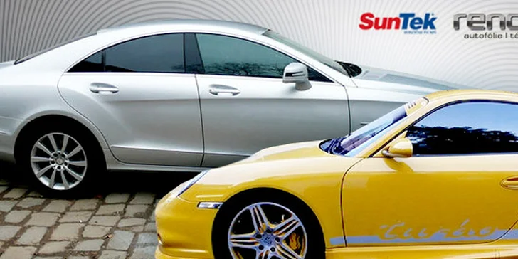 Tónování zadních autoskel americkou fólií SunTek