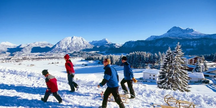Dovolená v Alpách pro dva. 4* hotel s wellness