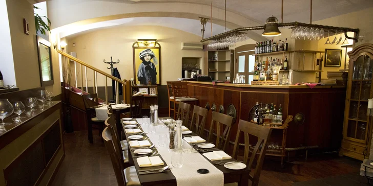 VIP gastro zážitek U Emy Destinnové pro dva