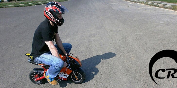 Adrenalinová jízda na minibiku - parádní zábava pro dospělé