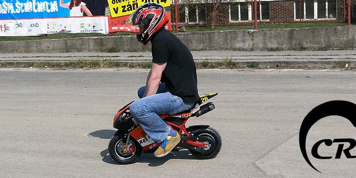 Adrenalinová jízda na minibiku - parádní zábava pro dospělé na 12 hodin