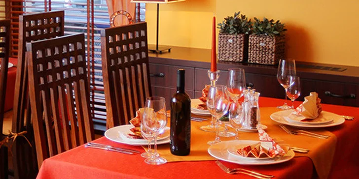Degustační menu o 4 chodech v Restauraci KORAS