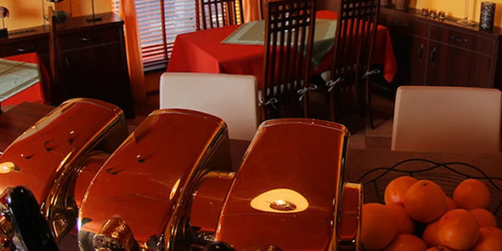 Degustační menu o 4 chodech v Restauraci KORAS