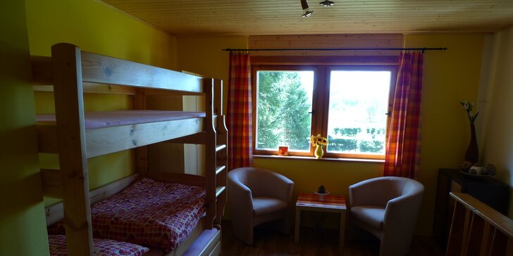 Týdenní pobyt v nově zrekonstruované chatě u Lipenského jezera pro 2 až 6 osob