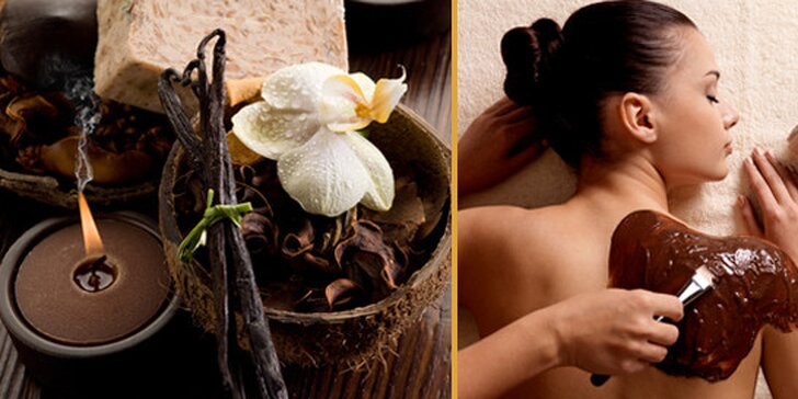 Thajská čokoládová olejová masáž celého těla 60 nebo 90 minut
