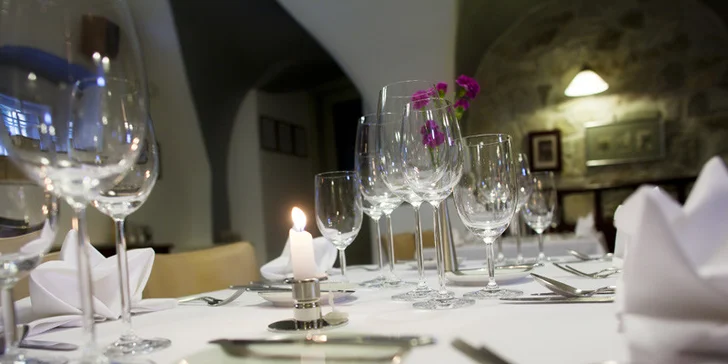 Luxusní šestichodové degustační menu pro dva
