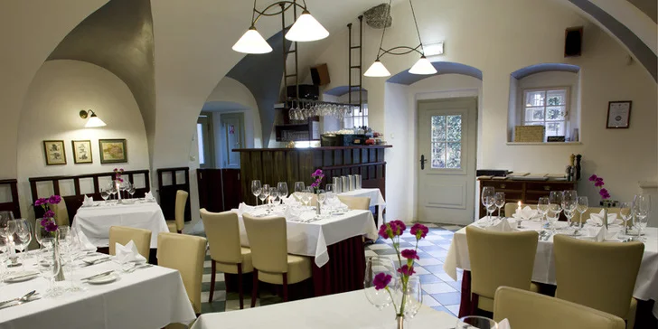 Luxusní šestichodové degustační menu pro dva