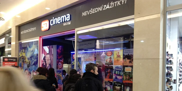 Dvě vstupenky na vybraný film do 5D kina