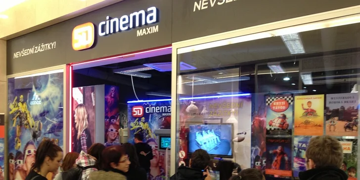 Dvě vstupenky na vybraný film do 5D kina