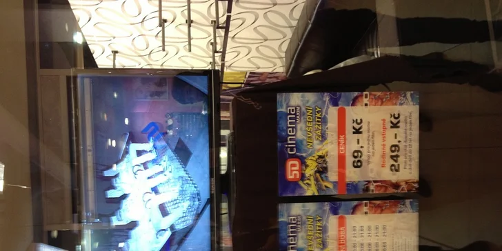 Dvě vstupenky na vybraný film do 5D kina