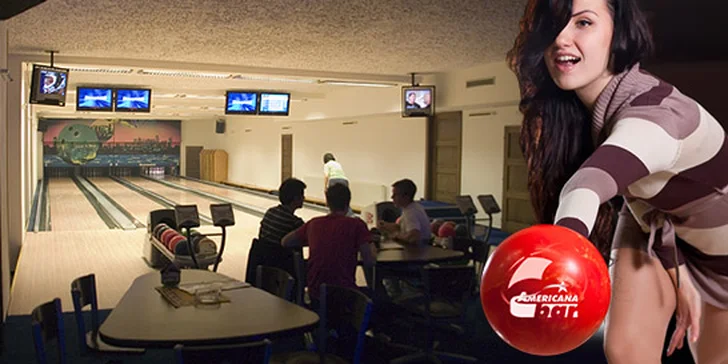 2 hodiny u bowlingové dráhy až pro 6 osob