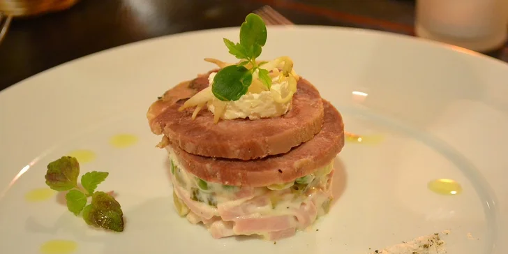 Sedmichodové menu pro dva včetně aperitivu