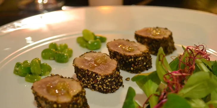 Sedmichodové menu pro dva včetně aperitivu