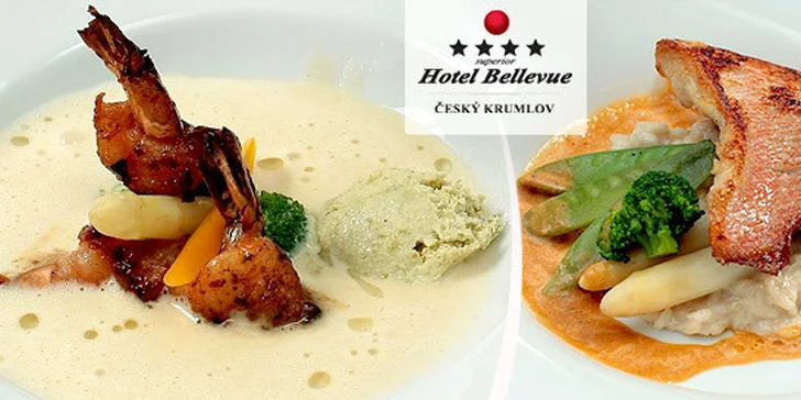 Luxusní šestichodové degustační menu pro dva