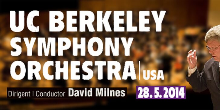 2 vstupenky na koncert US Berkeley Symphony Orchestra v Obecním domě