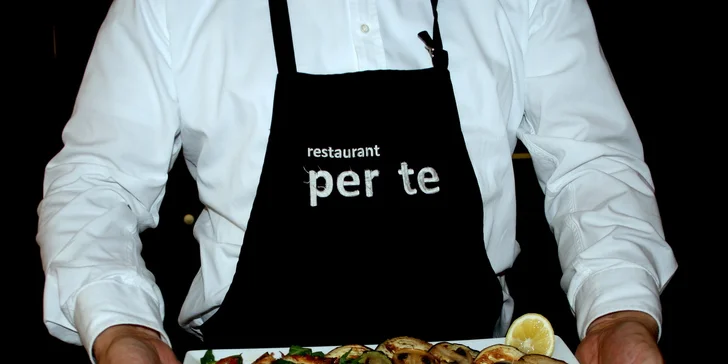 Dary moře na grilu v restauraci Per Te (1100 g)
