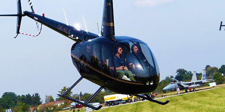 Vyhlídkový let vrtulníkem nad Hradcem Králové