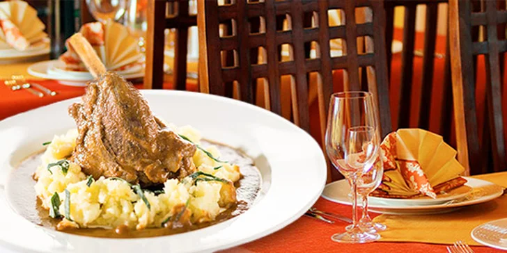 Degustační menu o 4 chodech v Restauraci KORAS