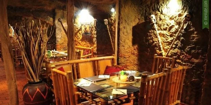 Hostina až pro 4 jedlíky v restauraci Pravěk