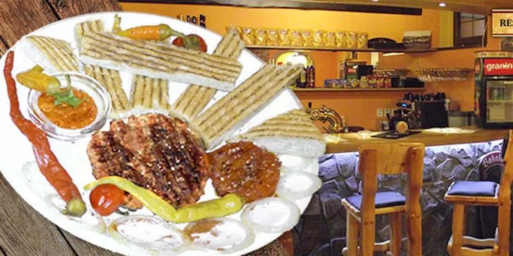 2x pljeskavica na grilu – balkánská specialita