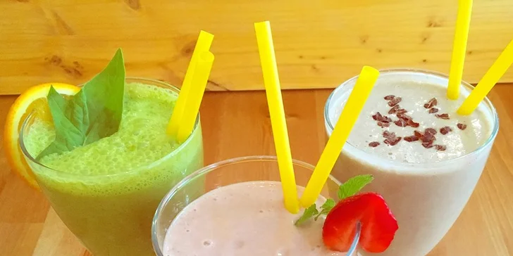 Smoothie zde dělaji vždy čestvé a ze sezónního ovoce.