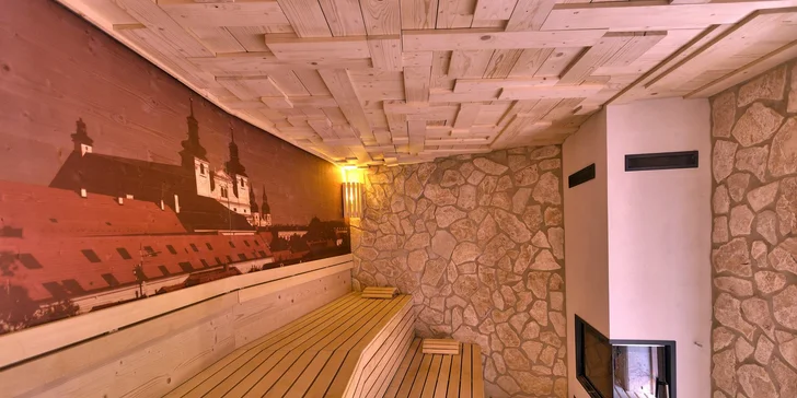 Horúca sauna s krbom v Aquaparku Trnava